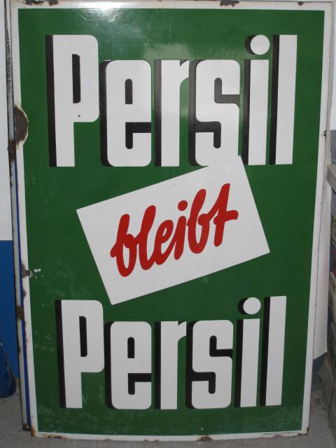 Persil bleibt Persil | Schilderjagd, alte Emailleschilder und Blechschilder