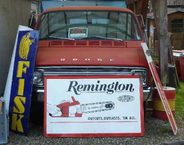 IM AUTO ÜBERS LAND 2 (frei nach Erich Kästner) Schilderjagd, alte Emailleschilder und